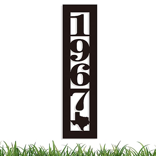 House Numbers, Address Sign, Vertical Outside Sign, Custom Address