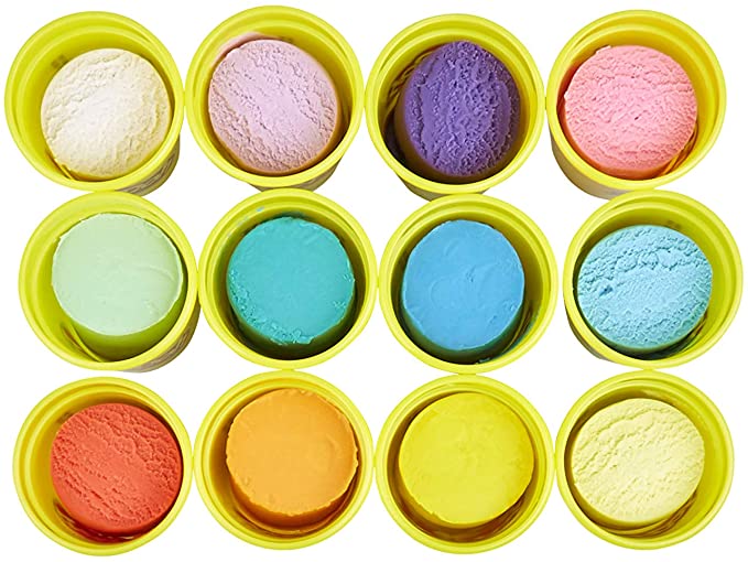 Play-Doh Bulk 12-Pack of Green Non-Toxic Modeling Compound, 4-Ounce Cans -  Play-Doh