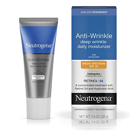 Neutrogena Ageless Intensives Anti-Wrinkle Cream, Daily Wrinkl – AERii