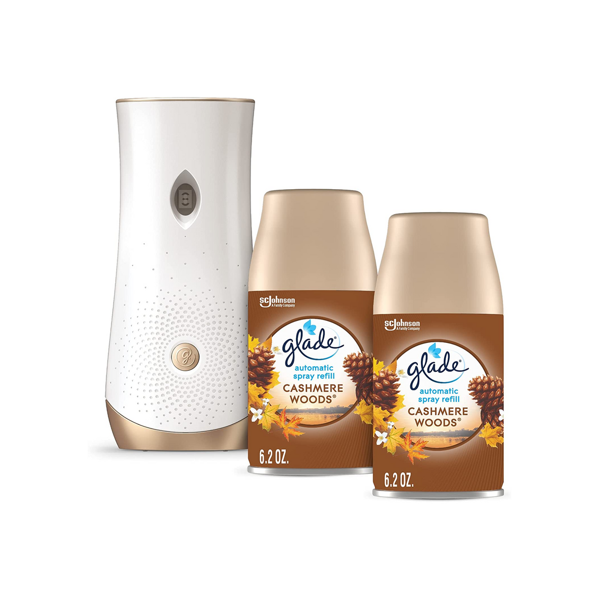 Glade Automatic Spray Refill Holder Kit Air Freshener Cashmere Woods Old  Style