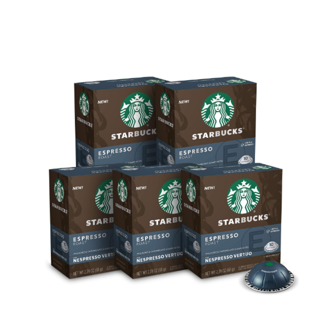 Starbucks by Nespresso Vertuo, Espresso Roast, Dark Roast