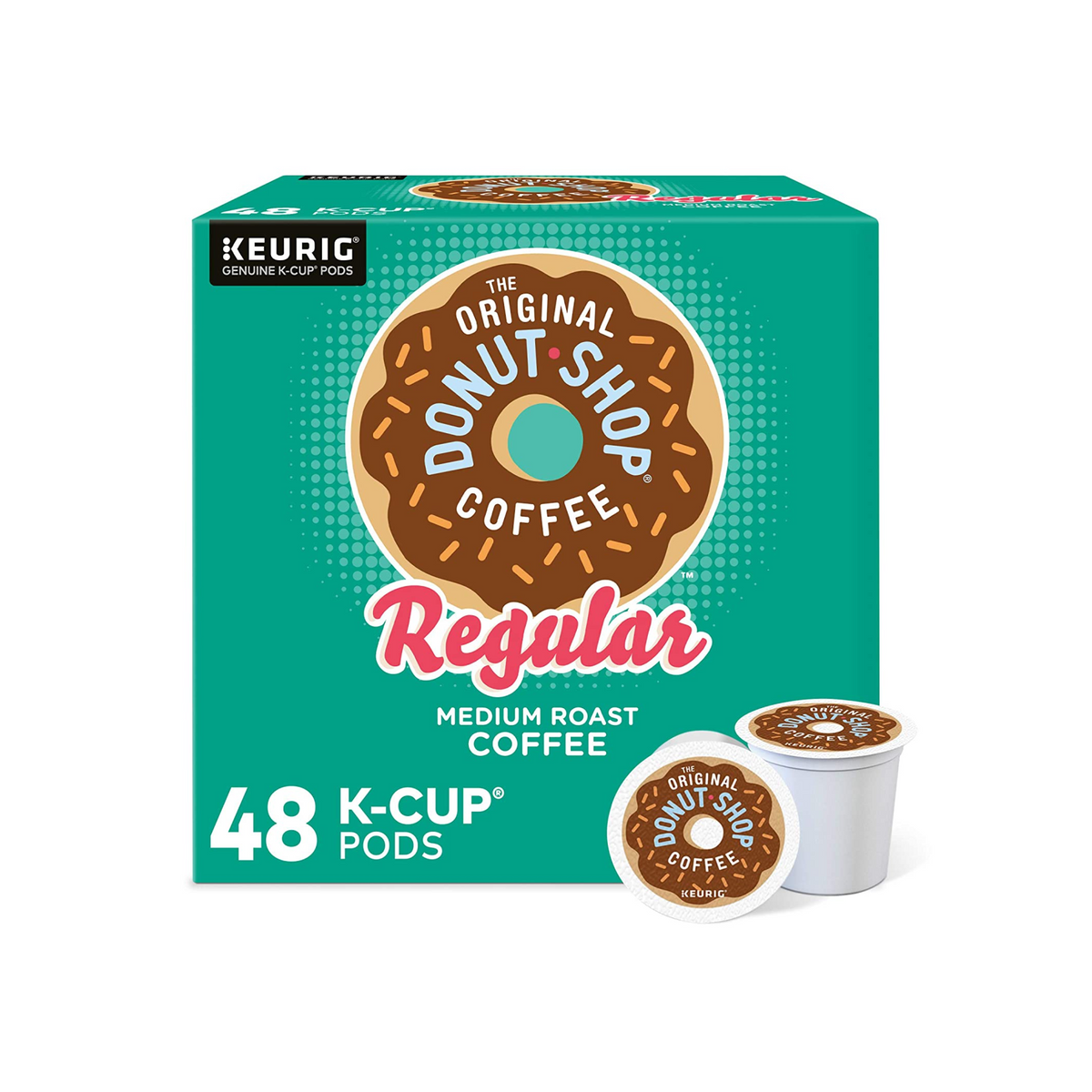 The Original Donut Shop Regular K-Cup Pods, Medium Roast Coffee, 48 Co ...