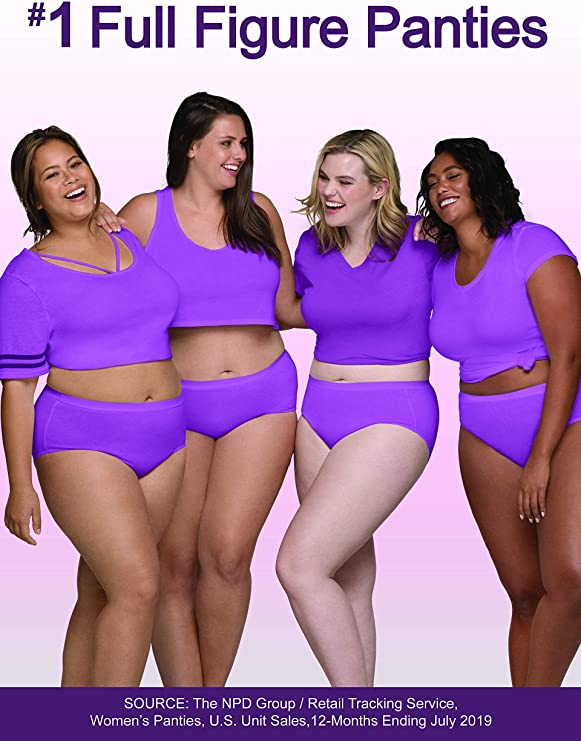 Fruit of the Loom, Intimates & Sleepwear, Fruit Of The Loom Fit For Me  Plus Size Womens Briefs 6 Pack Size2 Colormulti