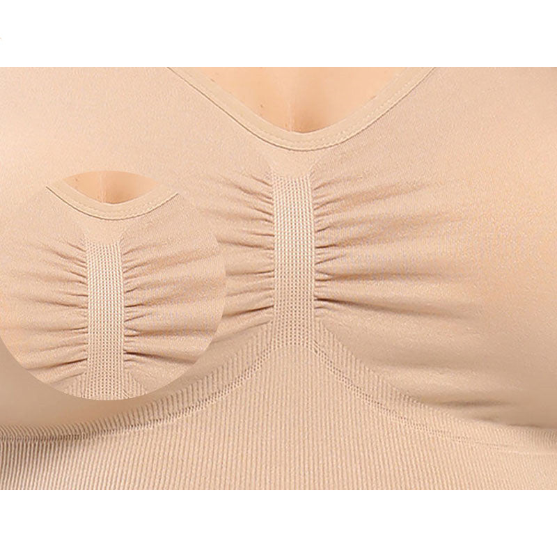 Maternity bra underwear with high elastic nursing vest