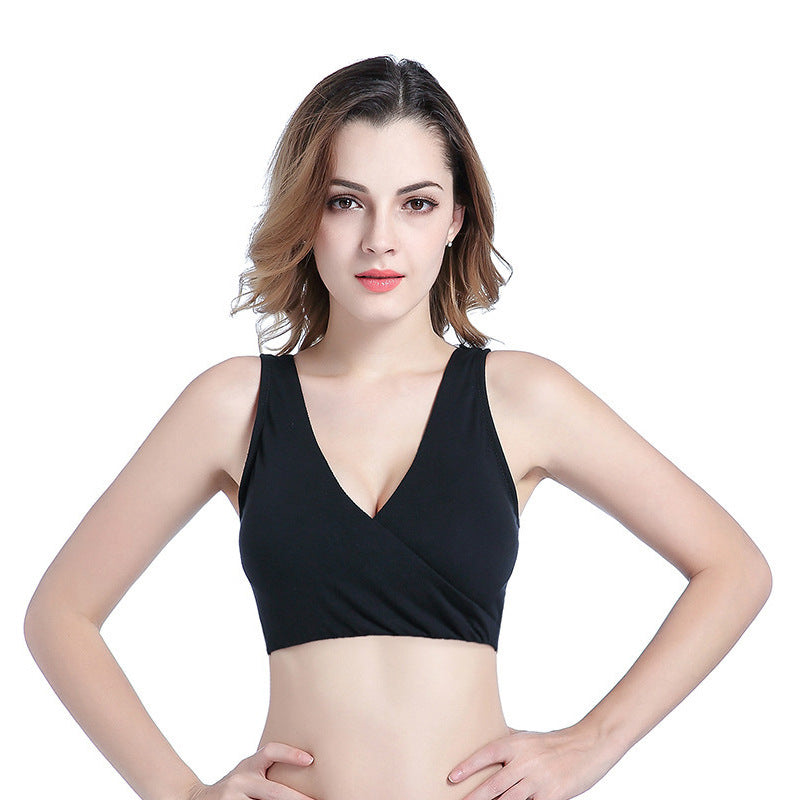 French Maternity Underwear Bra Cross And Convenient Breastfeeding