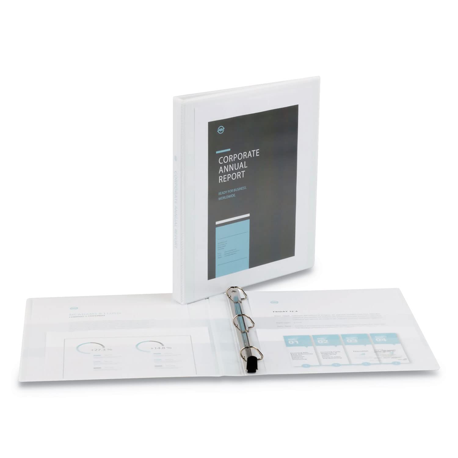 Avery Heavy-Duty View Binder with Durahinge and Slant Rings