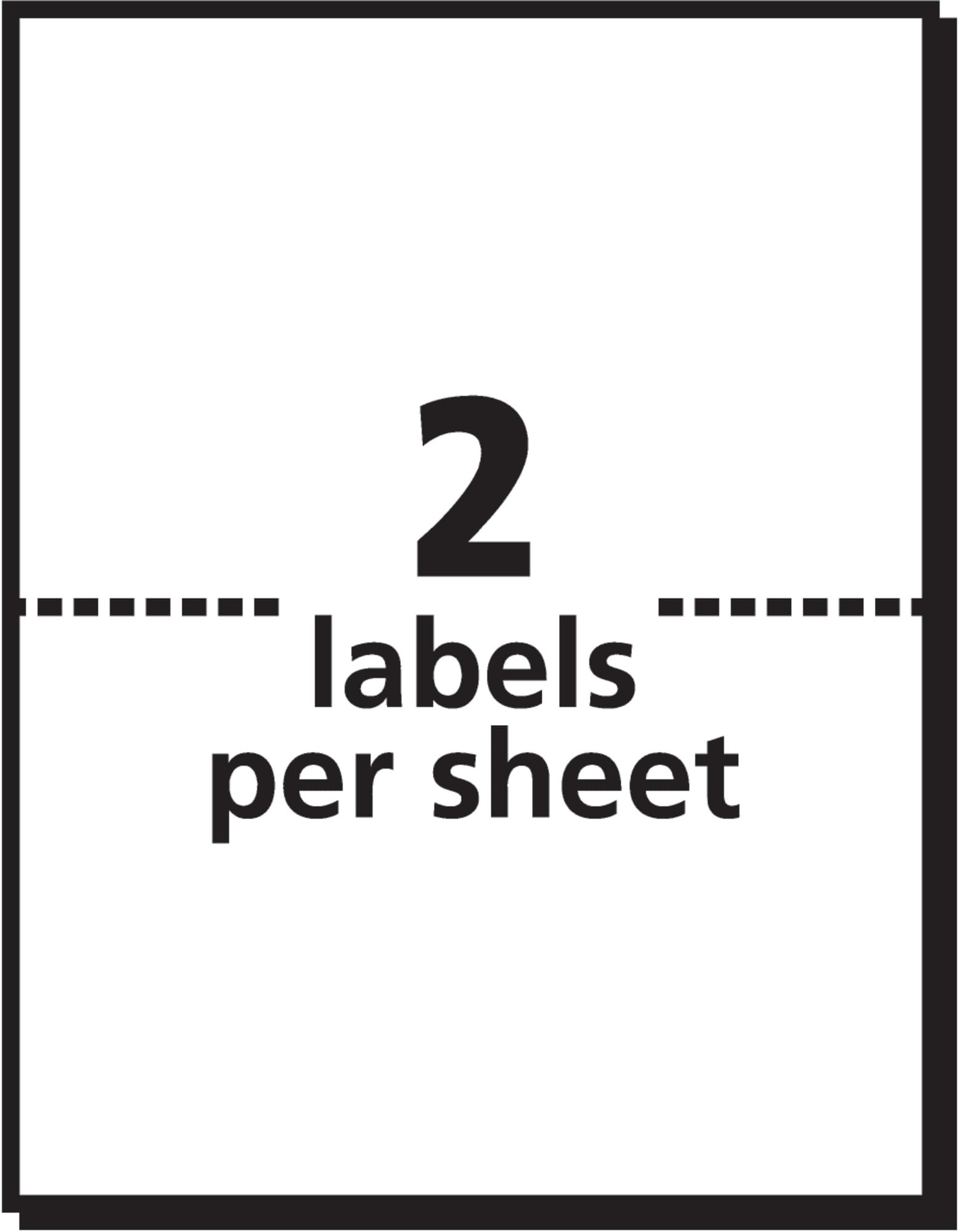 Avery Shipping Labels TrueBlock Technology 3 x 4 Pack of 40