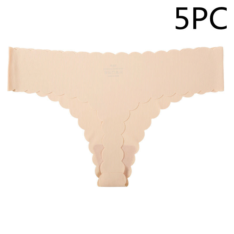 European And American Low-rise Ice Silk Seamless Panties