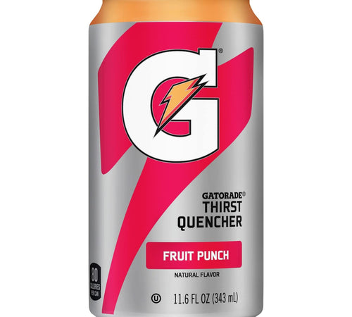 Gatorade Thirst Quencher Fruit Punch 11.6 Fl Oz Pack of 24