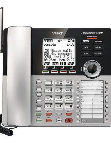 VTech CM18445 Main Console DECT 6.0 4-Line Office Phone