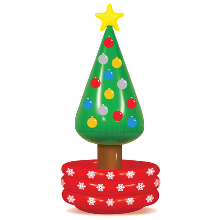 Beistle Inflatable Novelty Christmas Tree Beverage Cooler