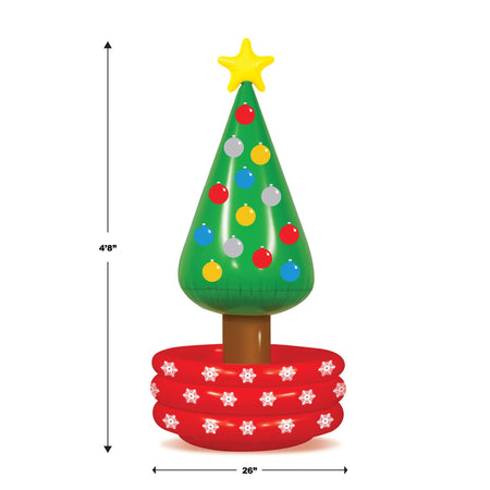 Beistle Inflatable Novelty Christmas Tree Beverage Cooler