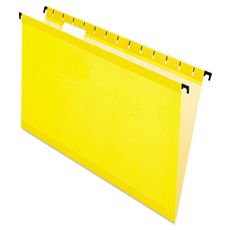 Pendaflex SureHook Reinforced Hanging Folders Legal Size Yellow