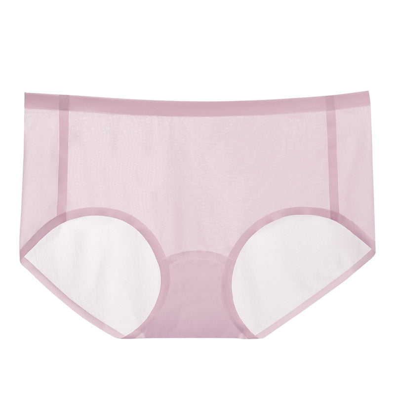 Women's Fashion Breathable Ice Silk Seamless Panties