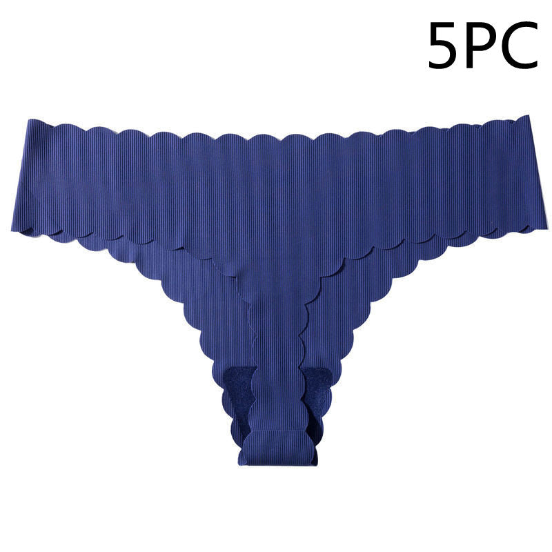 European And American Low-rise Ice Silk Seamless Panties