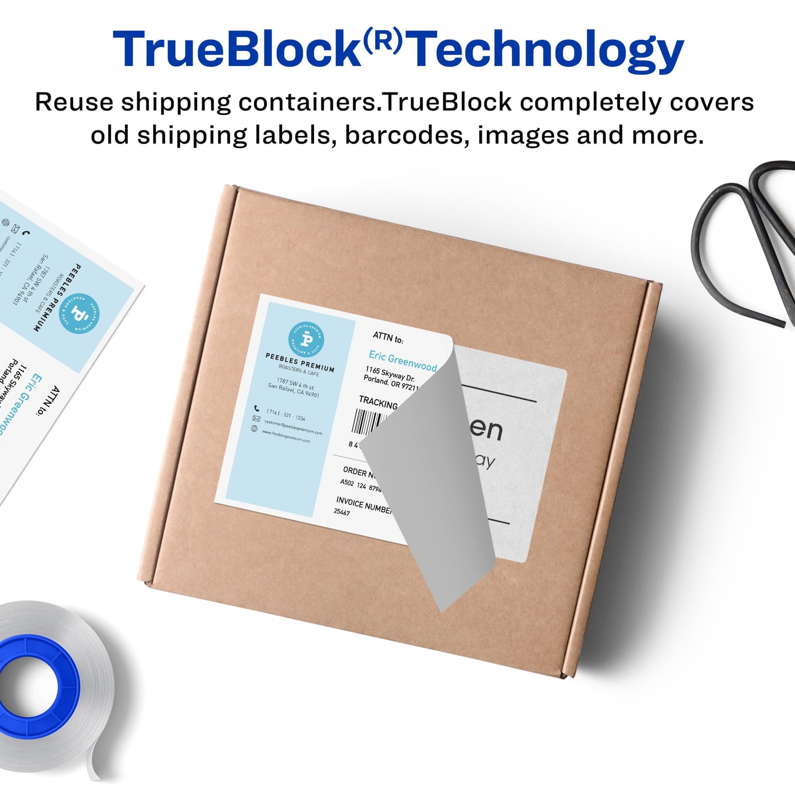 Avery Shipping Labels TrueBlock Technology 3 x 4 Pack of 40