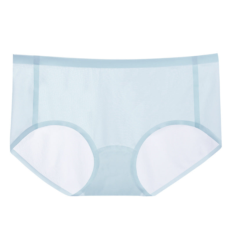 Women's Fashion Breathable Ice Silk Seamless Panties