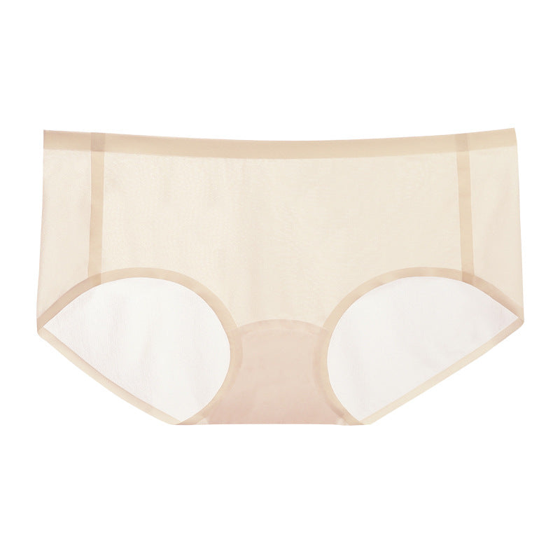 Women's Fashion Breathable Ice Silk Seamless Panties