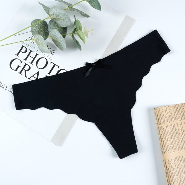 Women Thongs String Seamless Panties Low-Rise