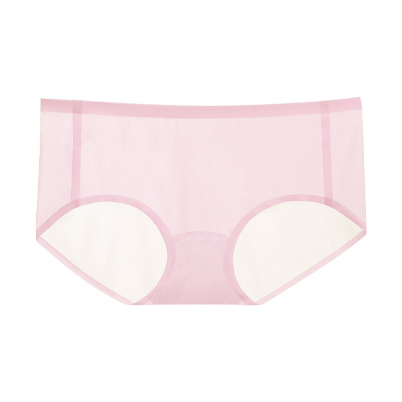 Women's Fashion Breathable Ice Silk Seamless Panties