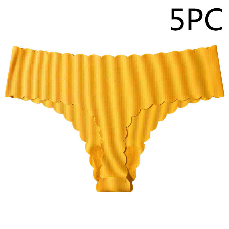 European And American Low-rise Ice Silk Seamless Panties