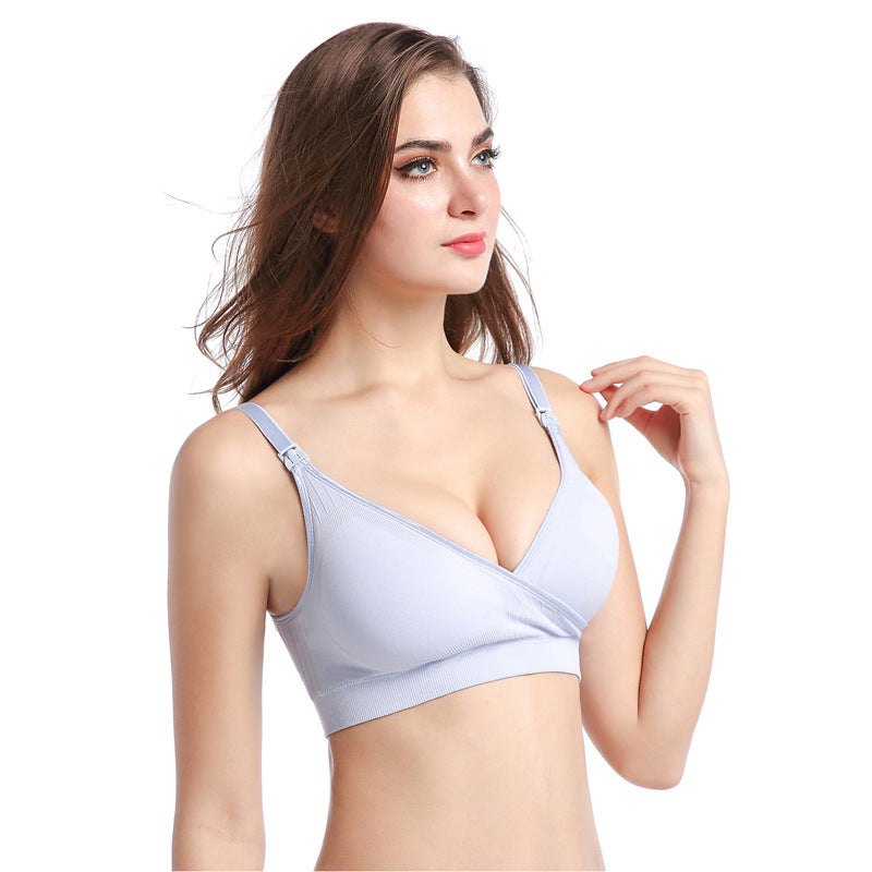 Large Size Breastfeeding Underwear  Bra With Front Button Closure For Pregnant Women