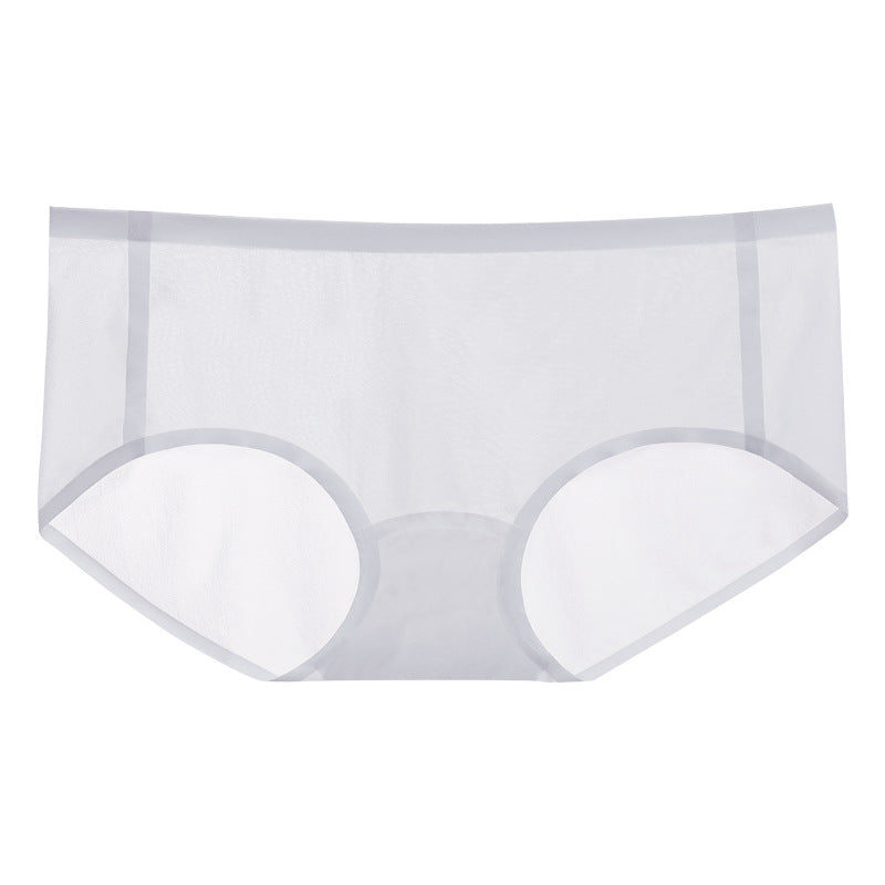 Women's Fashion Breathable Ice Silk Seamless Panties