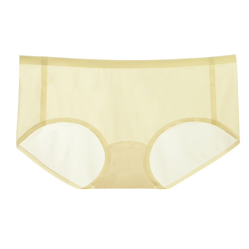 Women's Fashion Breathable Ice Silk Seamless Panties