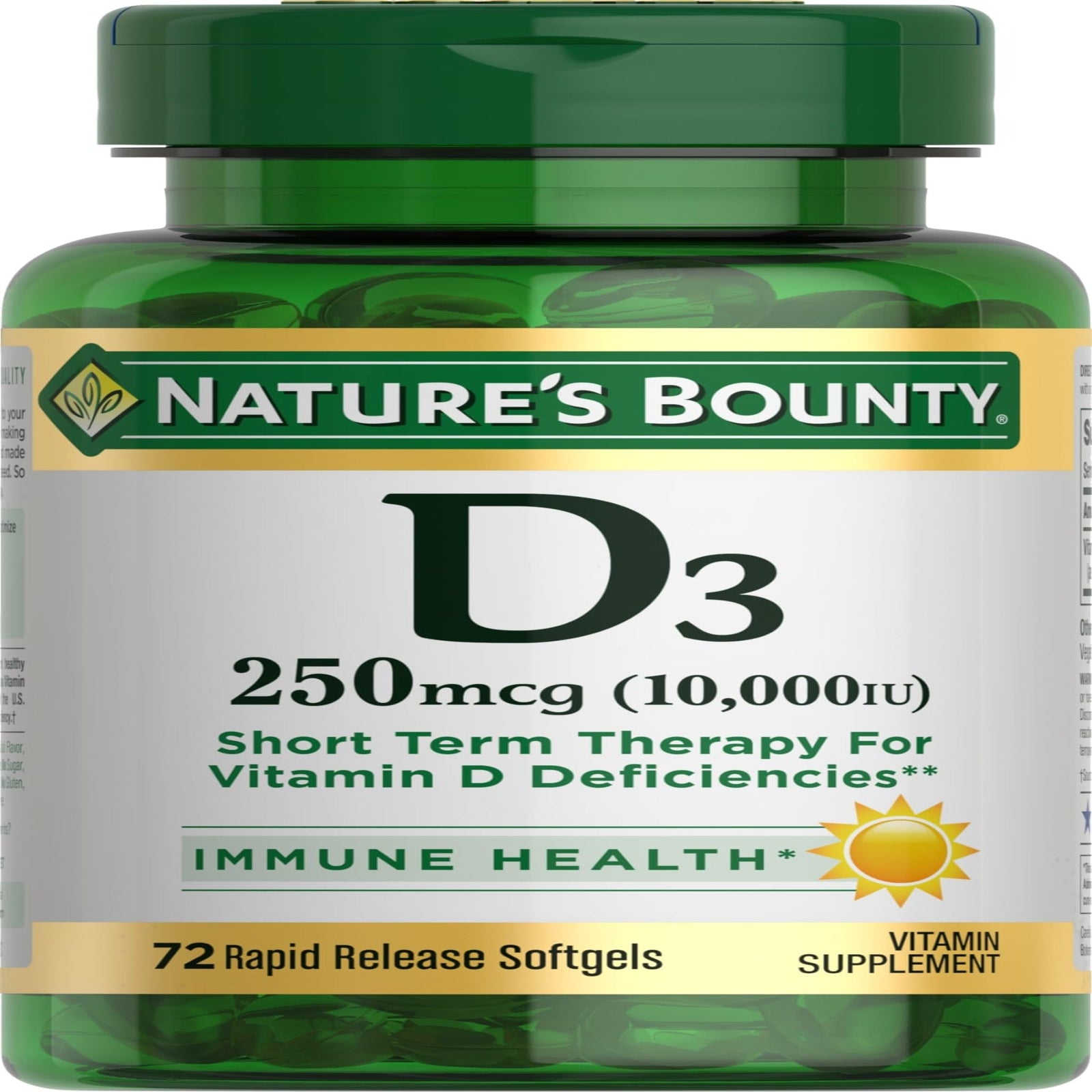 Nature's Bounty Vitamin D (72 Count)