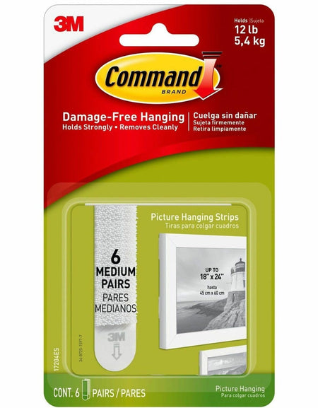 Command Hanging Strips (6 Set)