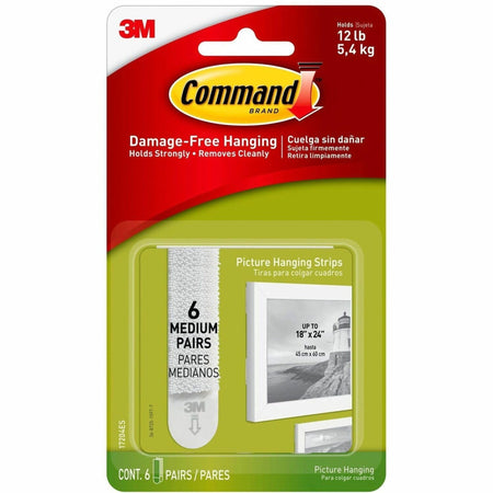 Command Hanging Strips (6 Set)
