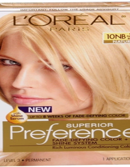 L'Oréal Superior Preference Hair Color (10NB Ultra Natural Blonde)