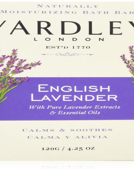 Yardley London Lavender Soap Bar (4.25 oz, Pack of 8)