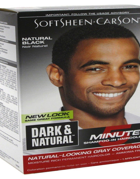 Dark & Natural Men’s Hair Color Natural Black (2 Pack)