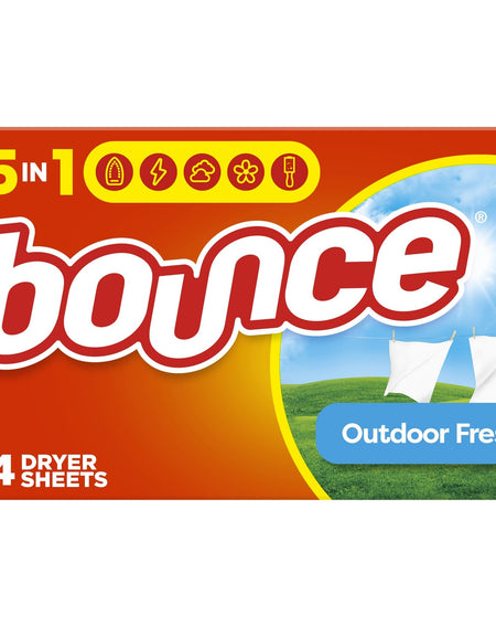 Bounce Fabric Softener Dryer Sheets Outdoor Fresh (34 count)