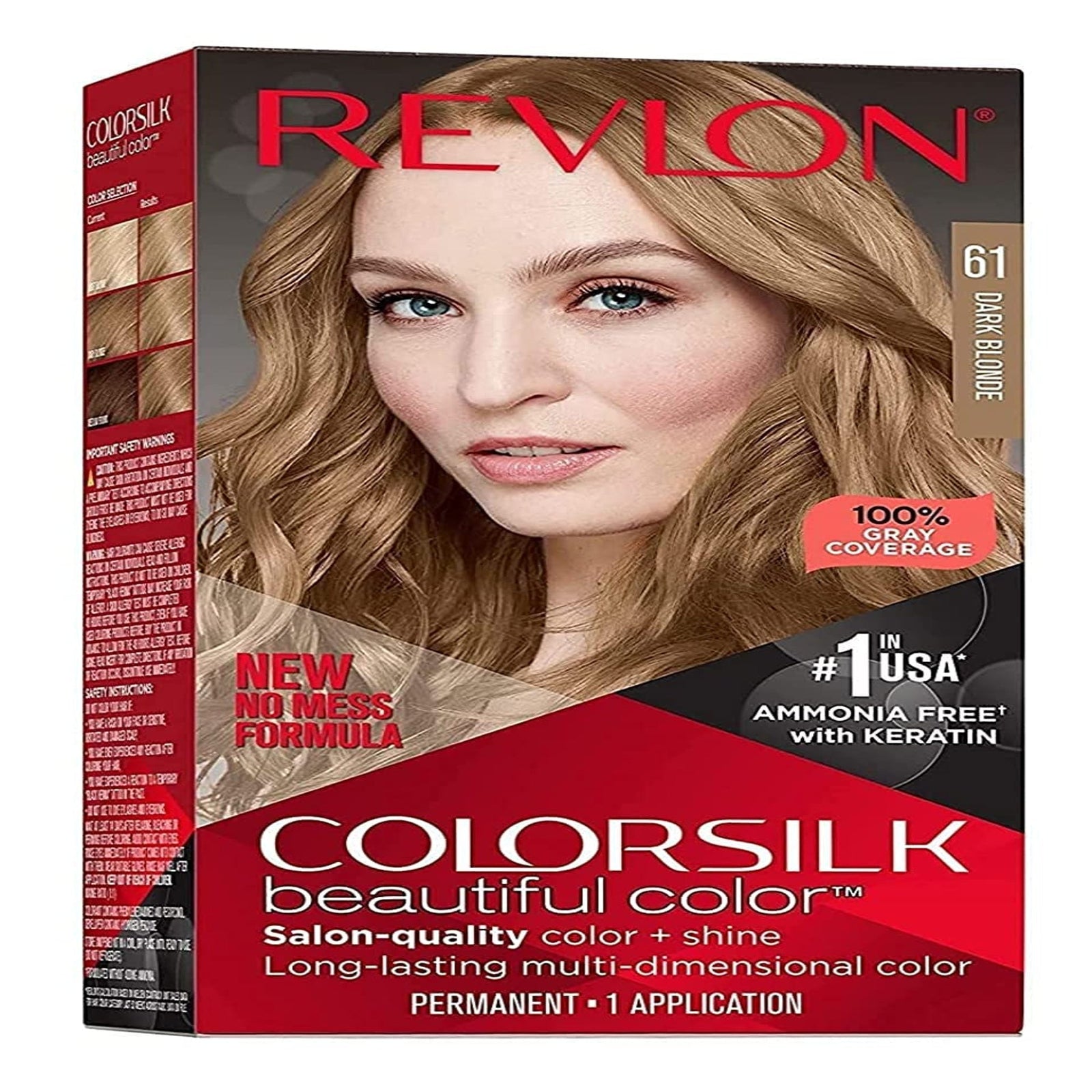 Revlon ColorSilk Hair Color Dark Blonde 61 (1 count)
