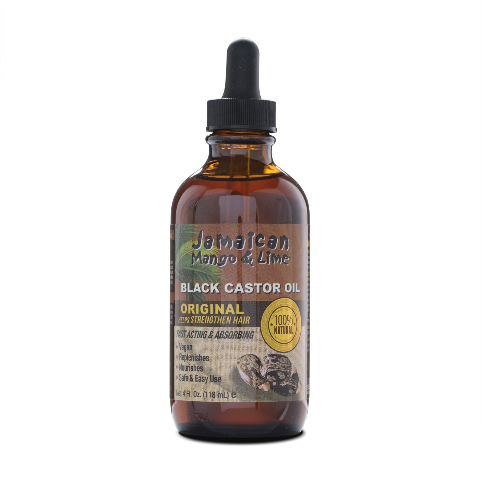 Jamaican Mango & Lime Black Castor Oil (4 oz)