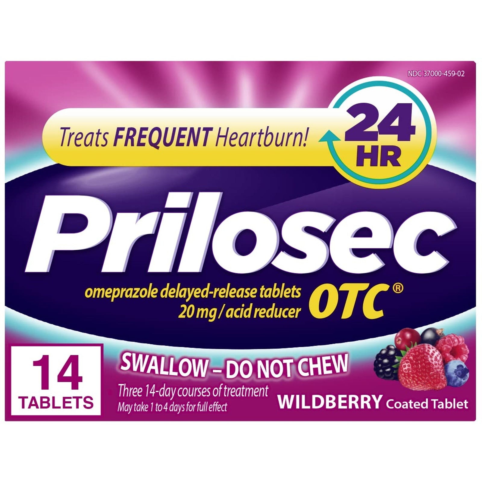 Prilosec OTC Wildberry Tablets (14 count)