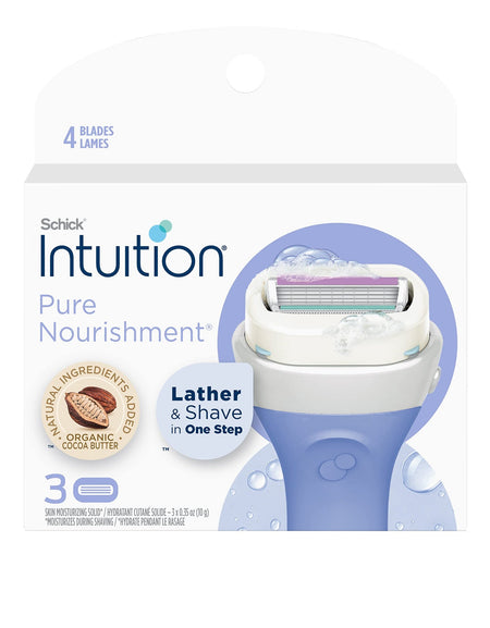 Schick Intuition Razor Refills Coconut Milk & Almond Oil (3 count)