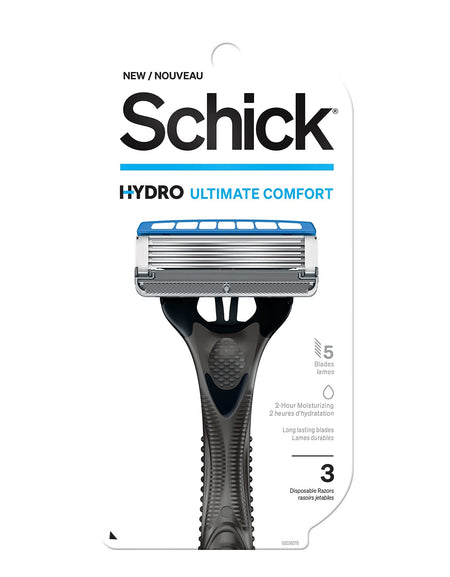 Schick Hydro 5 Disposable Razor (3 count)