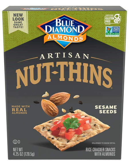 Blue Diamond Nut Thins Sesame Seed (4.25 oz)