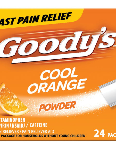 Goody's Pain Relief Powders Cool Orange (24 count)