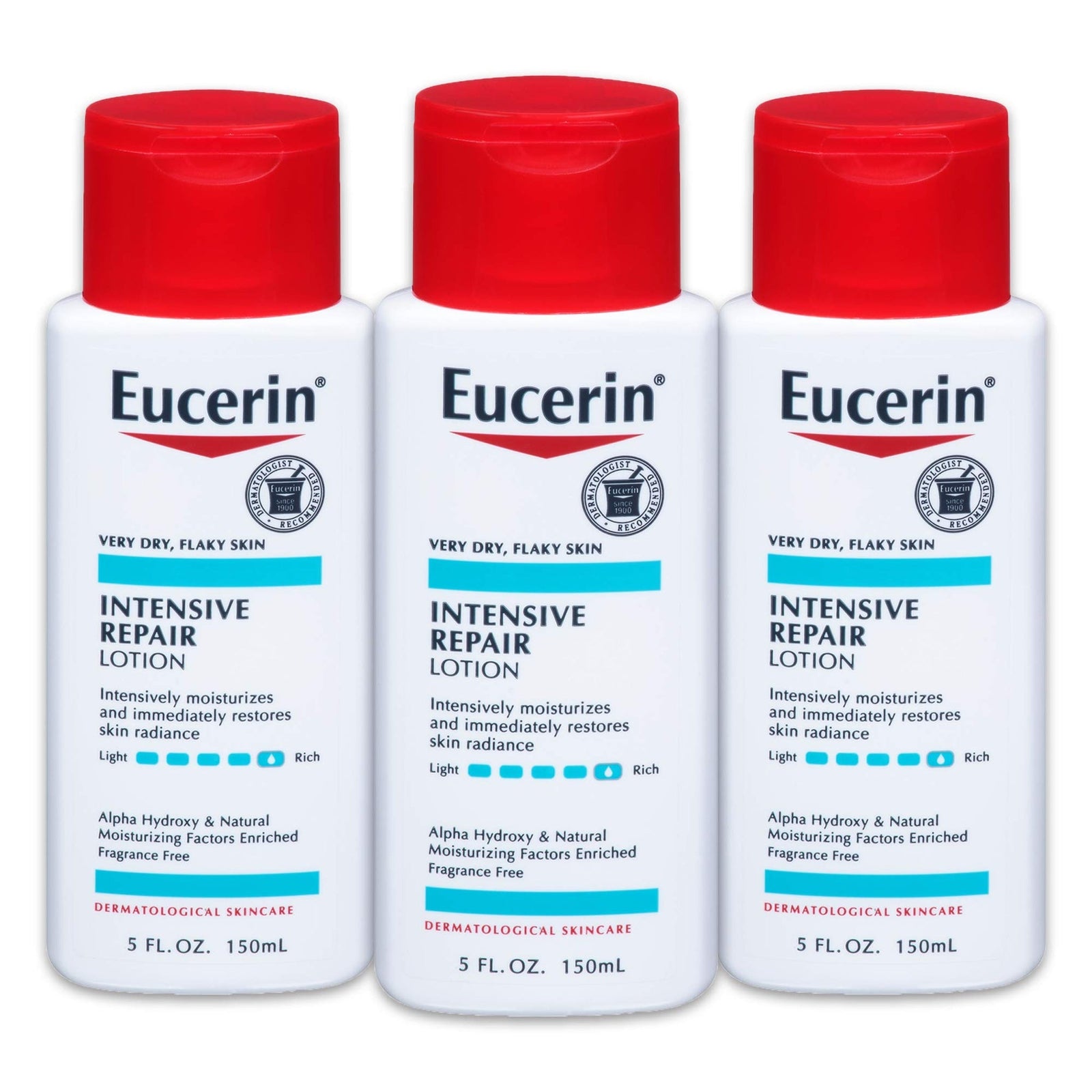 Eucerin Intensive Repair Lotion (5 fl oz, Pack of 3)