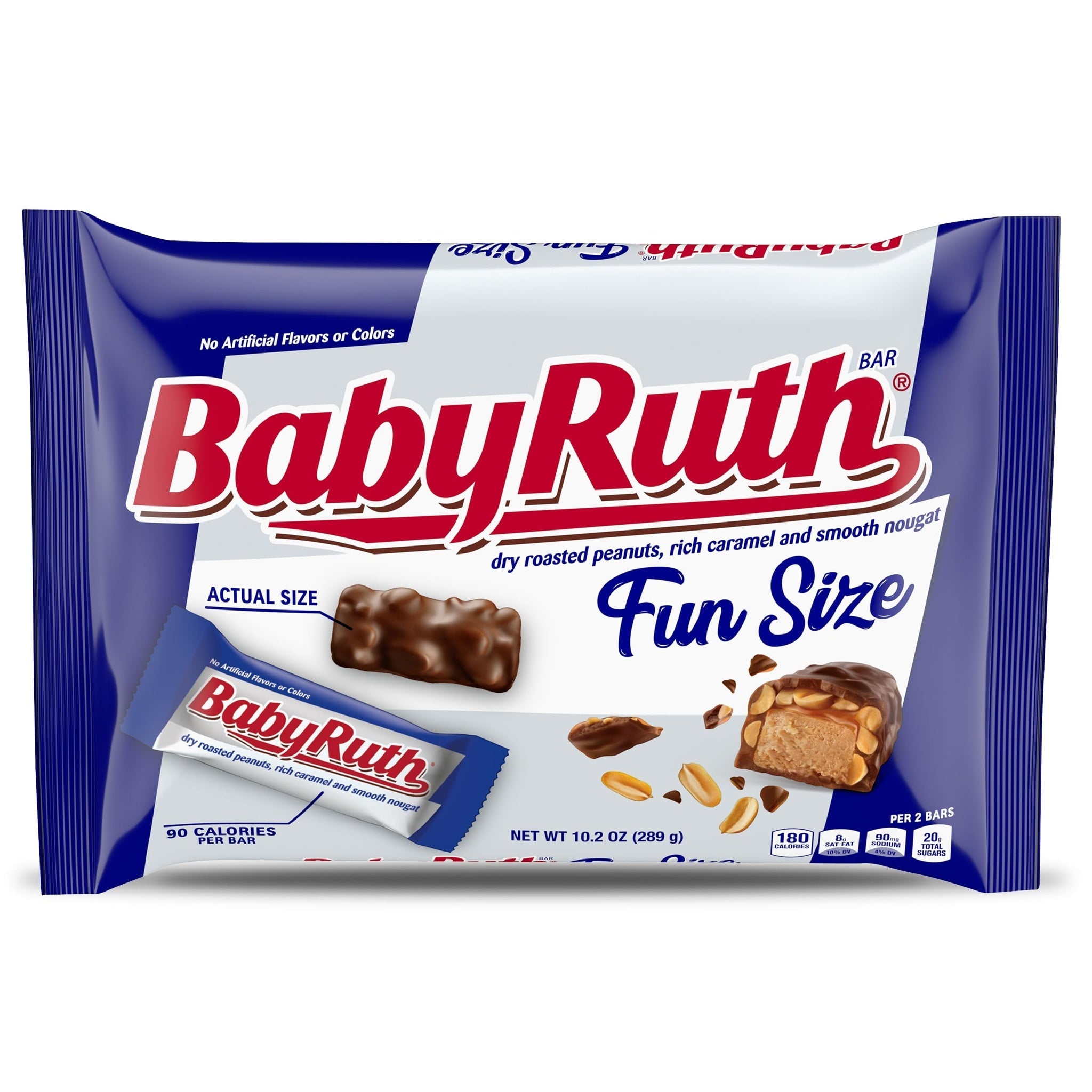 Baby Ruth Fun Size Candy Bars (10.2 oz, Pack of 12)