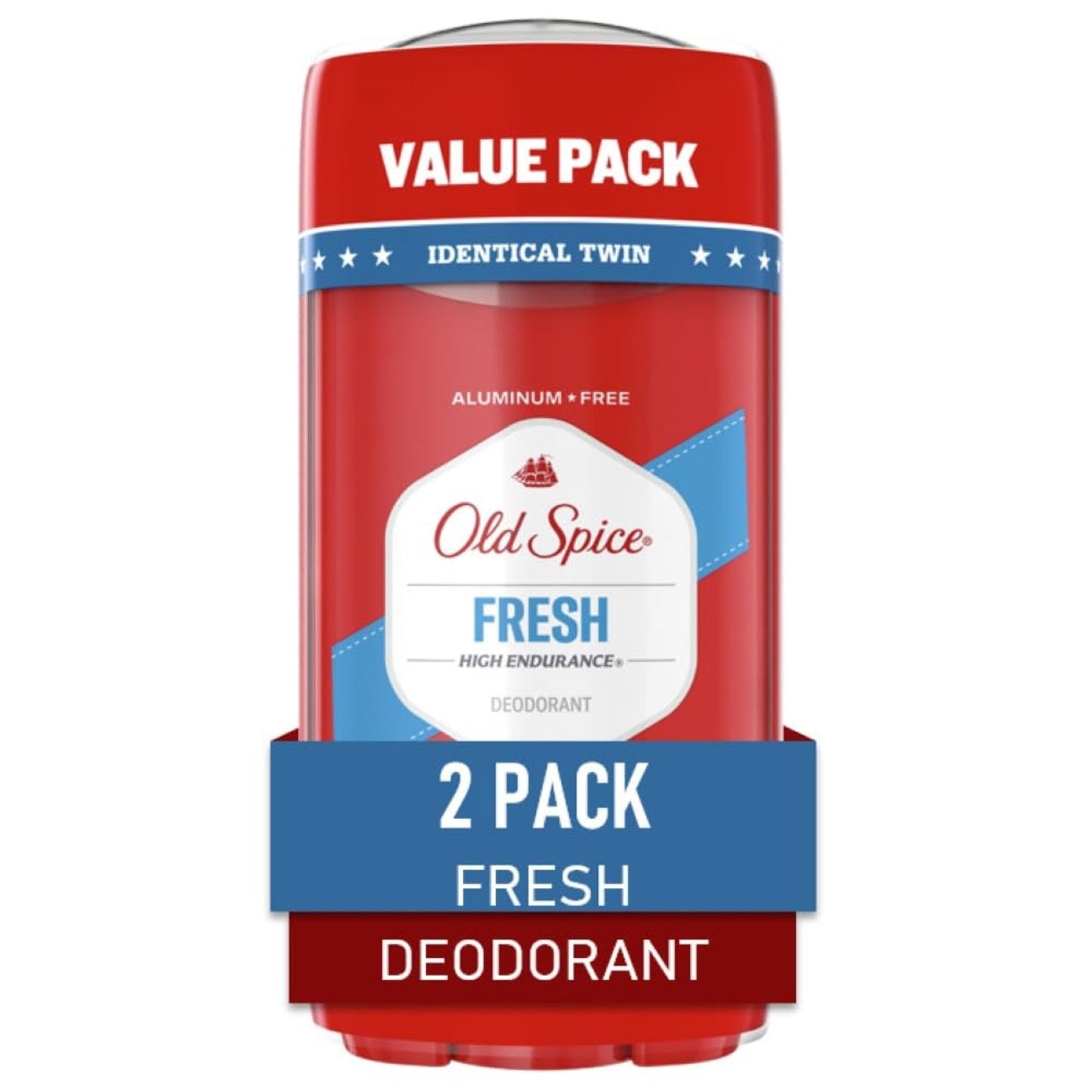 Old Spice Deodorant Fresh Scent (3 oz, Pack of 2)