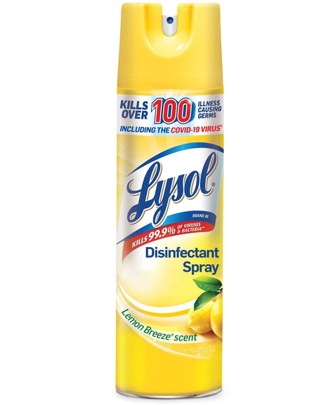 Lysol Disinfectant Spray Lemon Breeze (19 oz)