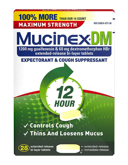 Mucinex DM Max Strength Tablets (28 Count)