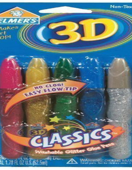 Elmer's 3D Washable Paint Pens (5 Pack)