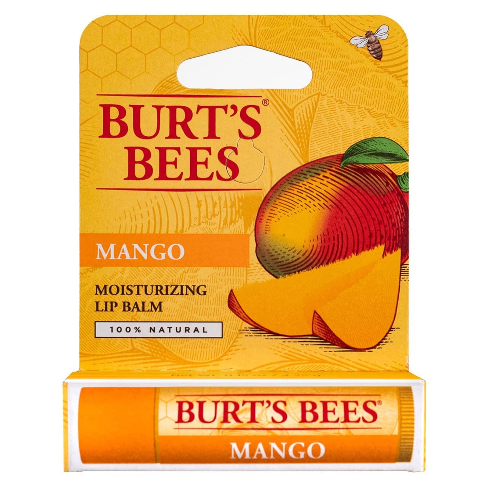 Burt's Bees Lip Balm Mango (0.15 oz, Pack of 4)