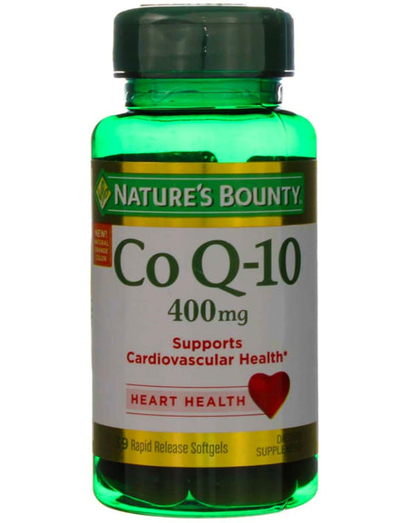 Nature's Bounty Co Q-10 Softgels 400 mg (39 Count, Pack of 2)